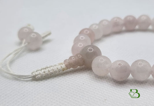 Rose Quartz Mala Bracelet - Breathe Jewellery and Holistic's