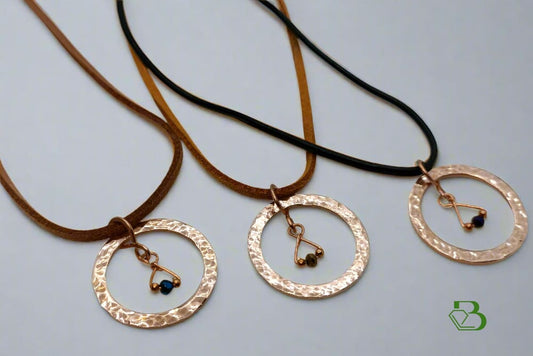 2 Way Mini Copper Pendant - Breathe Jewellery and Holistic's