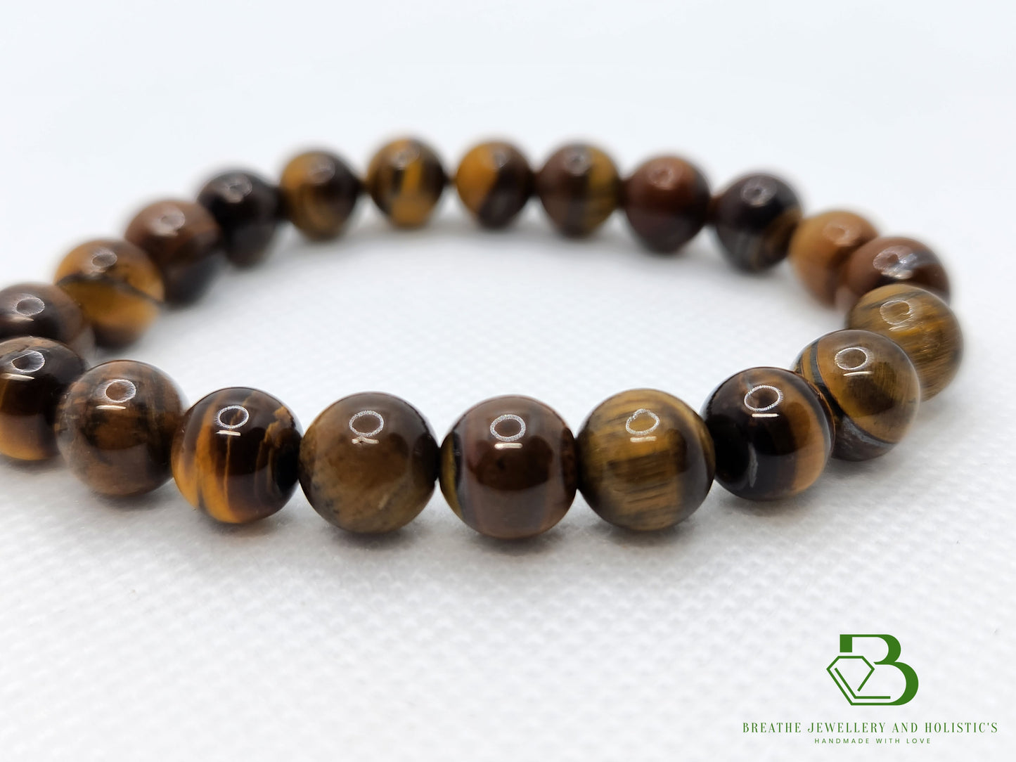 Tiger Eye and Hematite Mala Bracelet