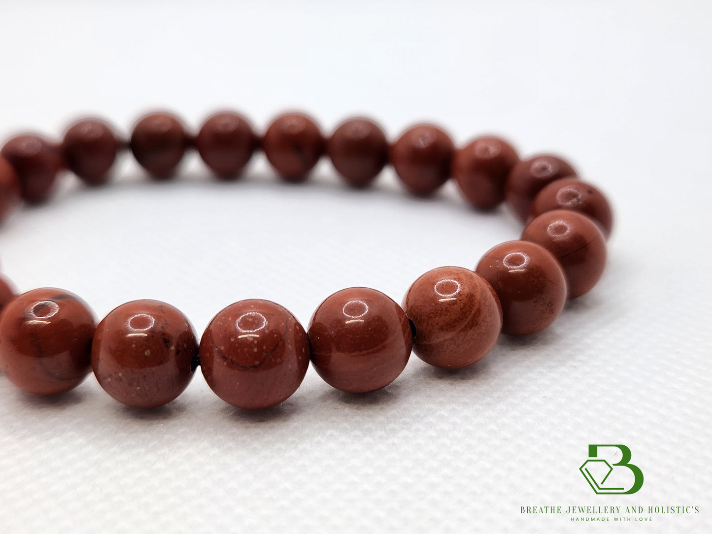 Red Jasper Gemstone Mala Bracelet