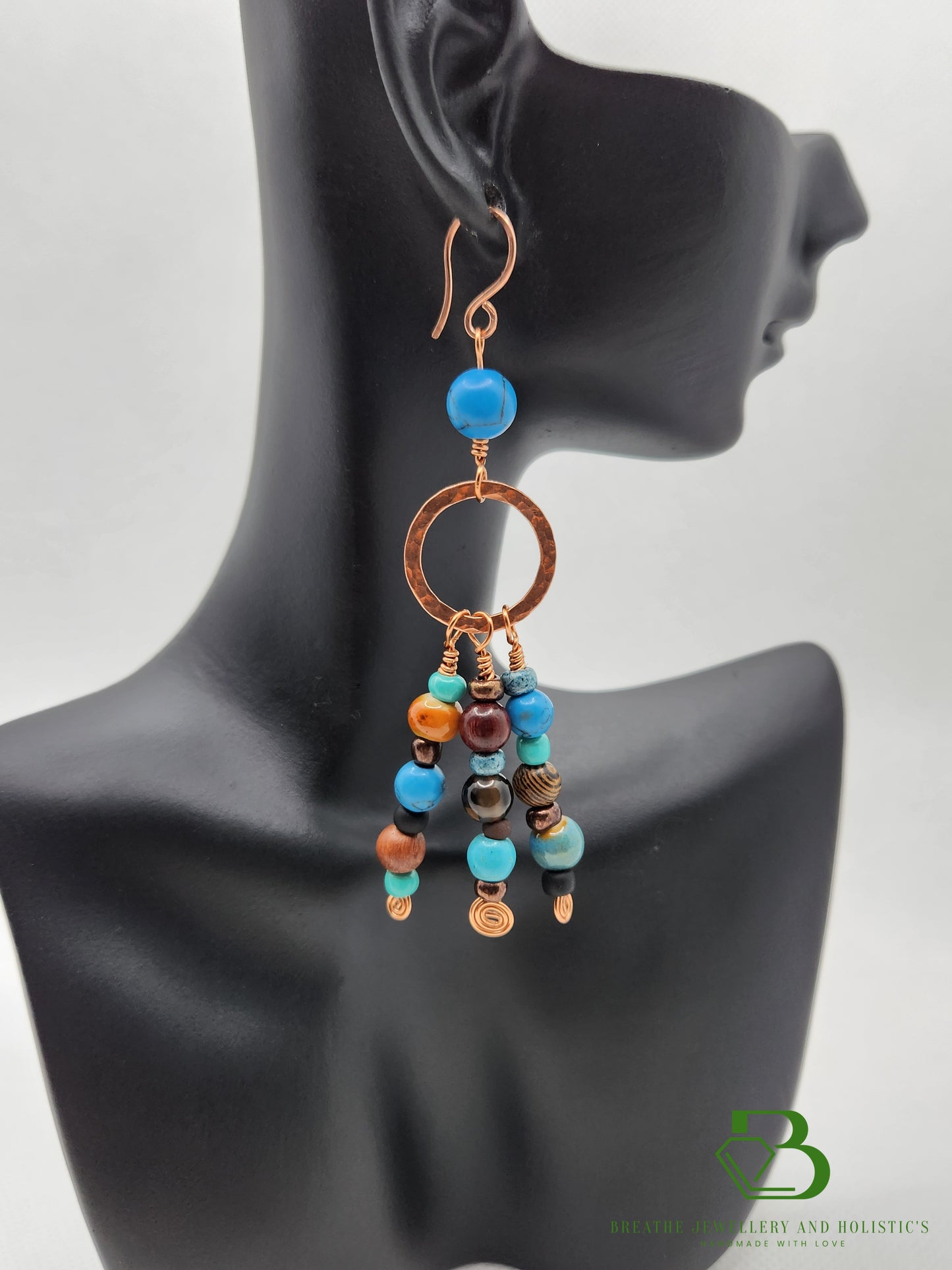 Copper Washer Earrings