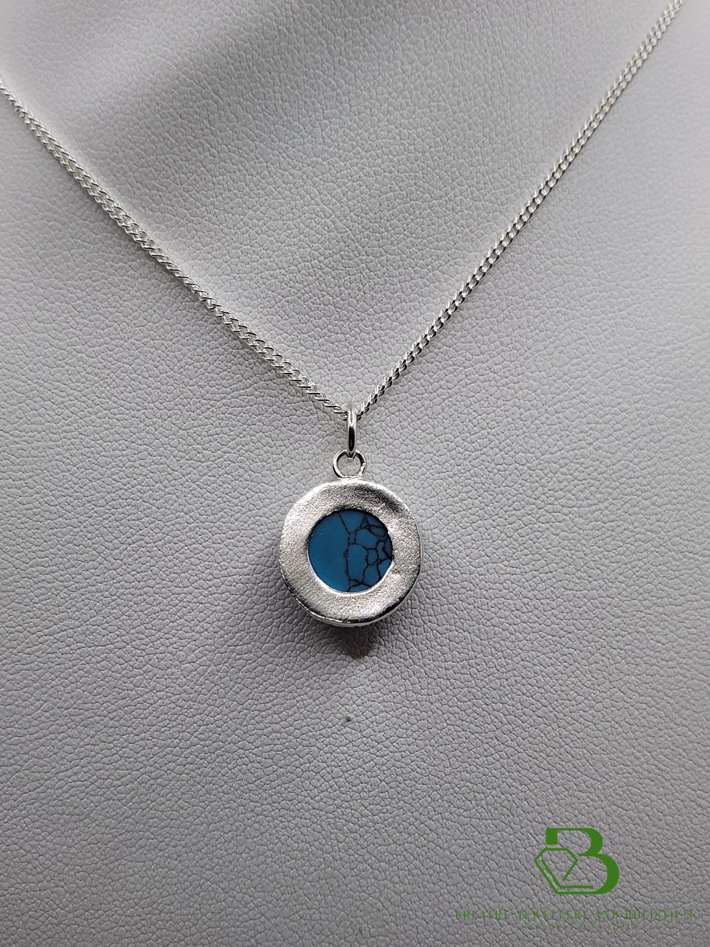 Sterling Silver Turquoise Gemstone Pendant