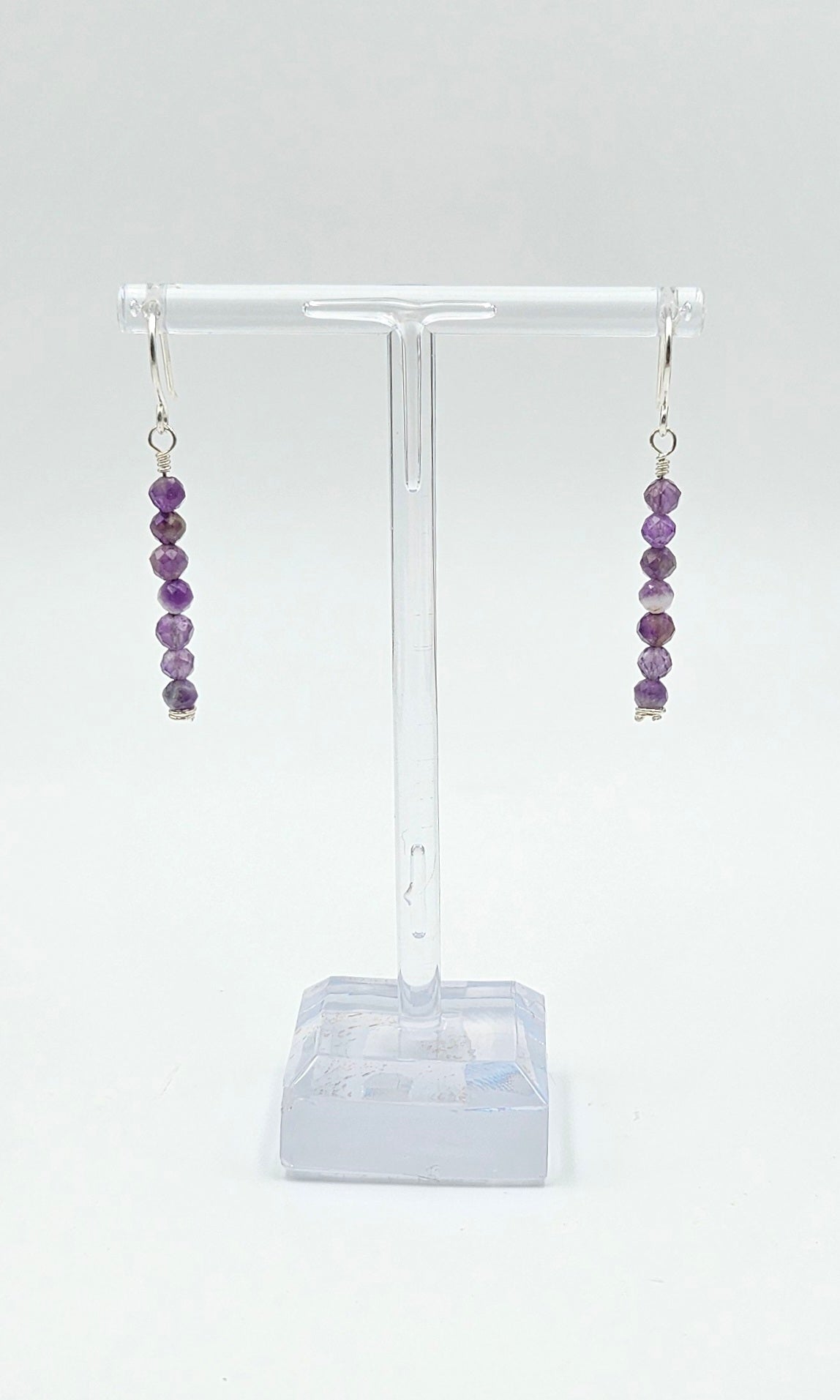 Handmade Sterling Sterling Amethyst Earrings