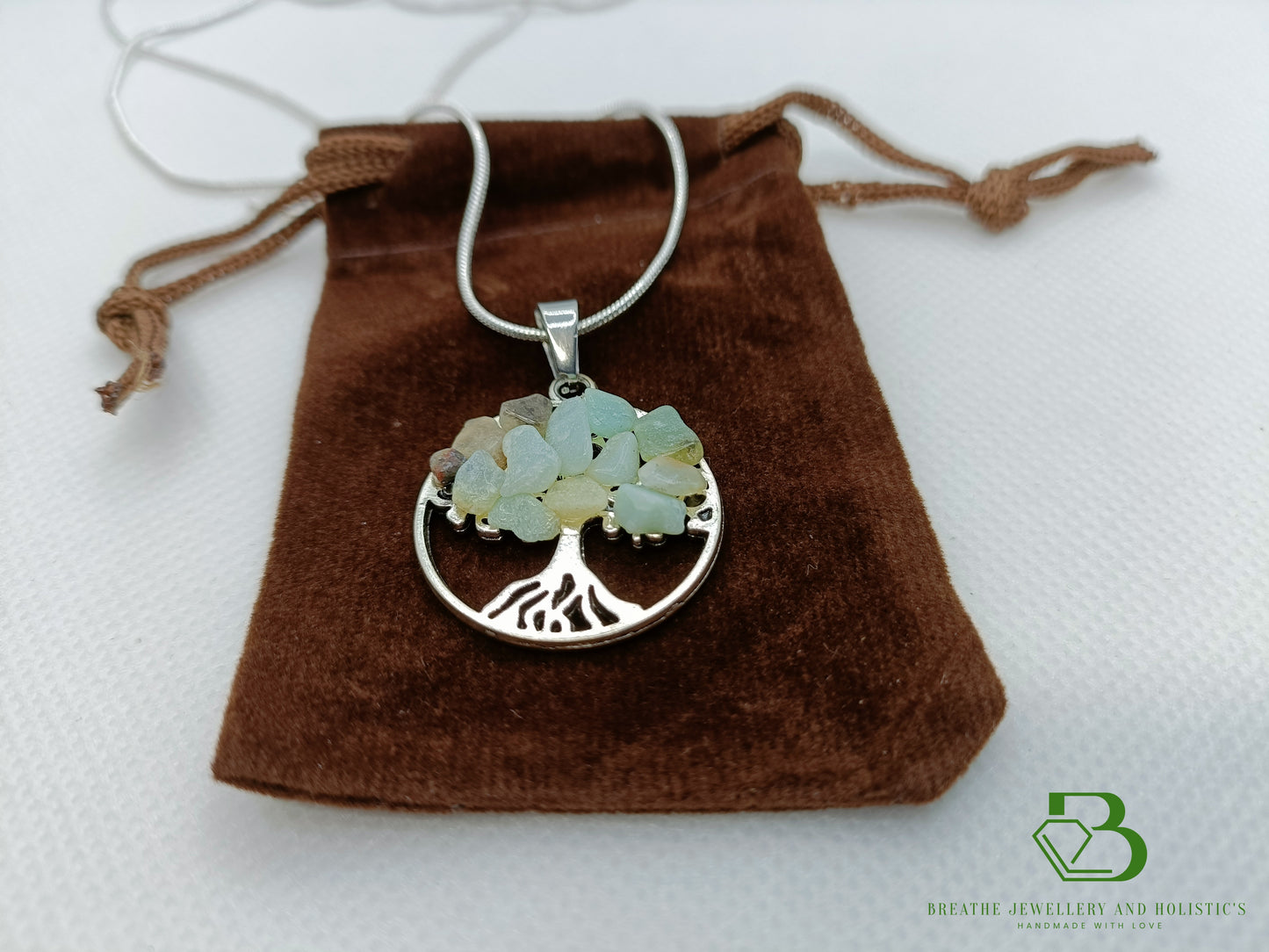 Gemstone Tree of Life Pendants