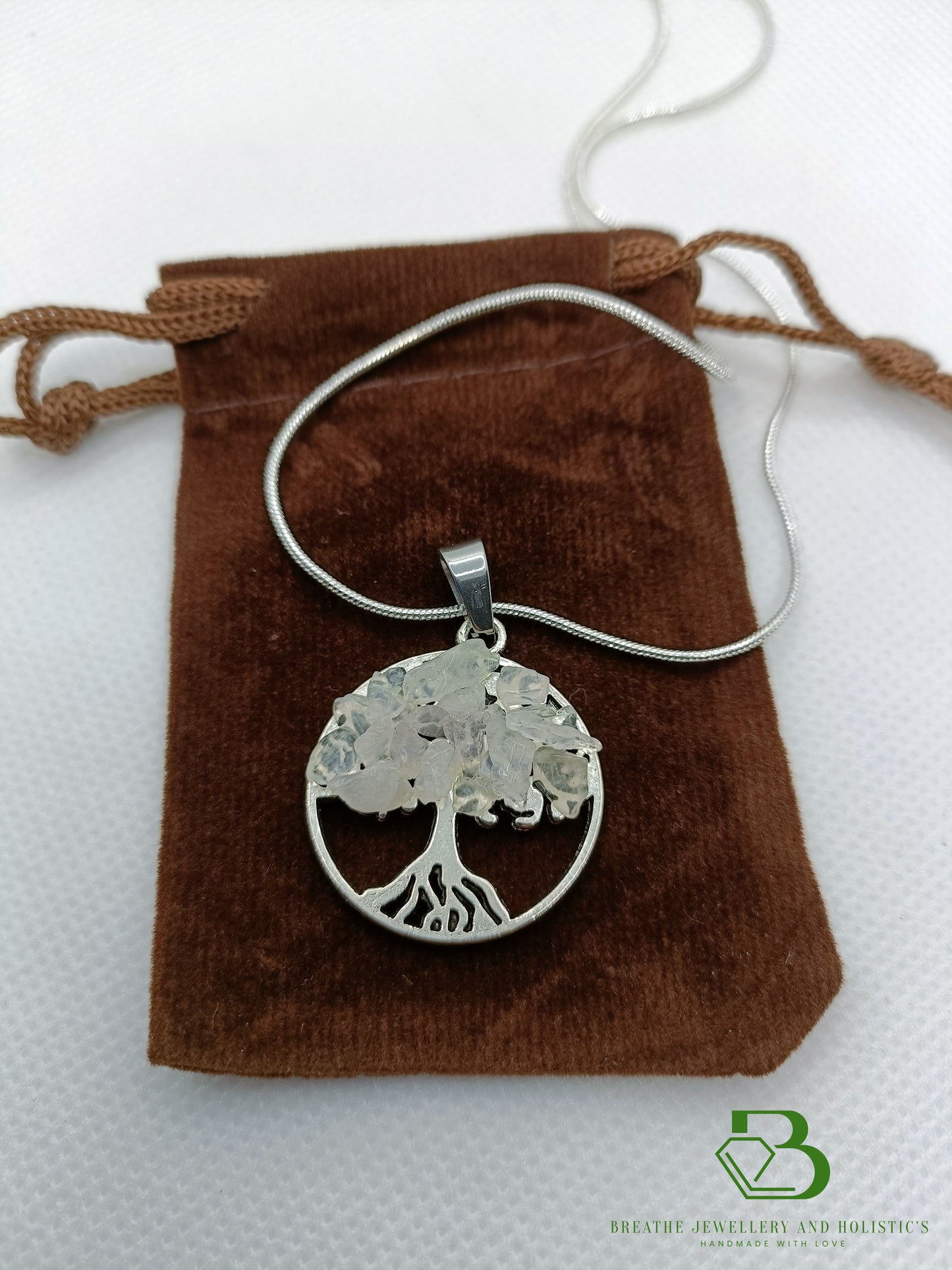 Gemstone Tree of Life Pendants