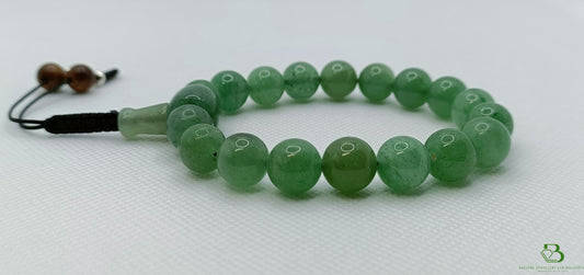 Green Aventurine Gemstone Mala Bracelet