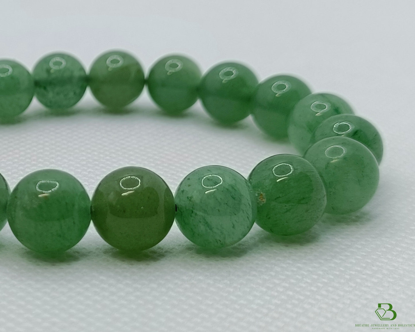 Green Aventurine Gemstone Mala Bracelet