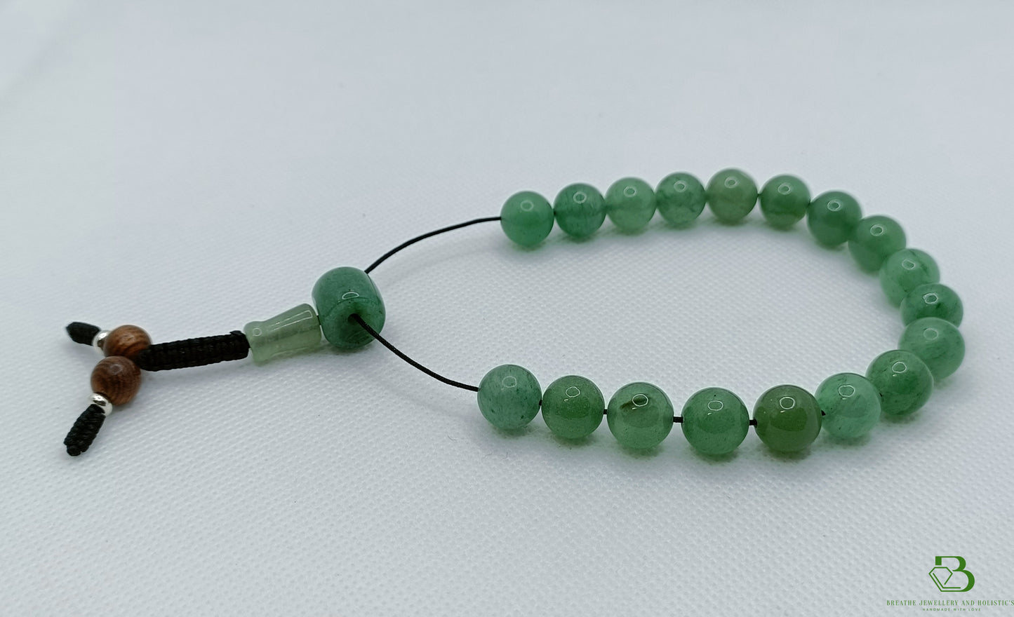 Green Aventurine Gemstone Mala Bracelet