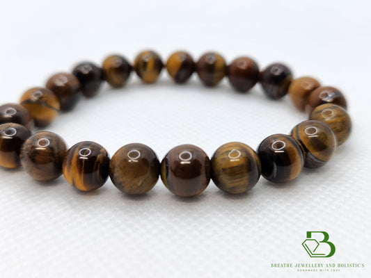 Tiger Eye and Hematite Mala Bracelet - Breathe Jewellery and Holistic's
