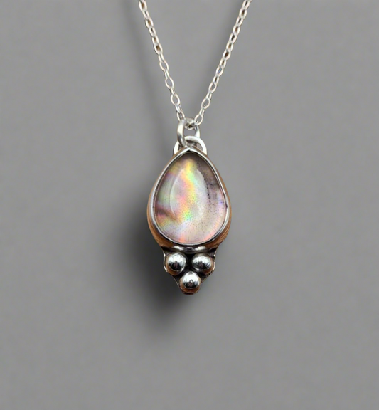 Sterling Silver Amethyst Doublet Pendant