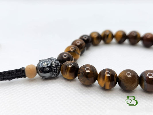 Tiger Eye and Hematite Mala Bracelet - Breathe Jewellery and Holistic's