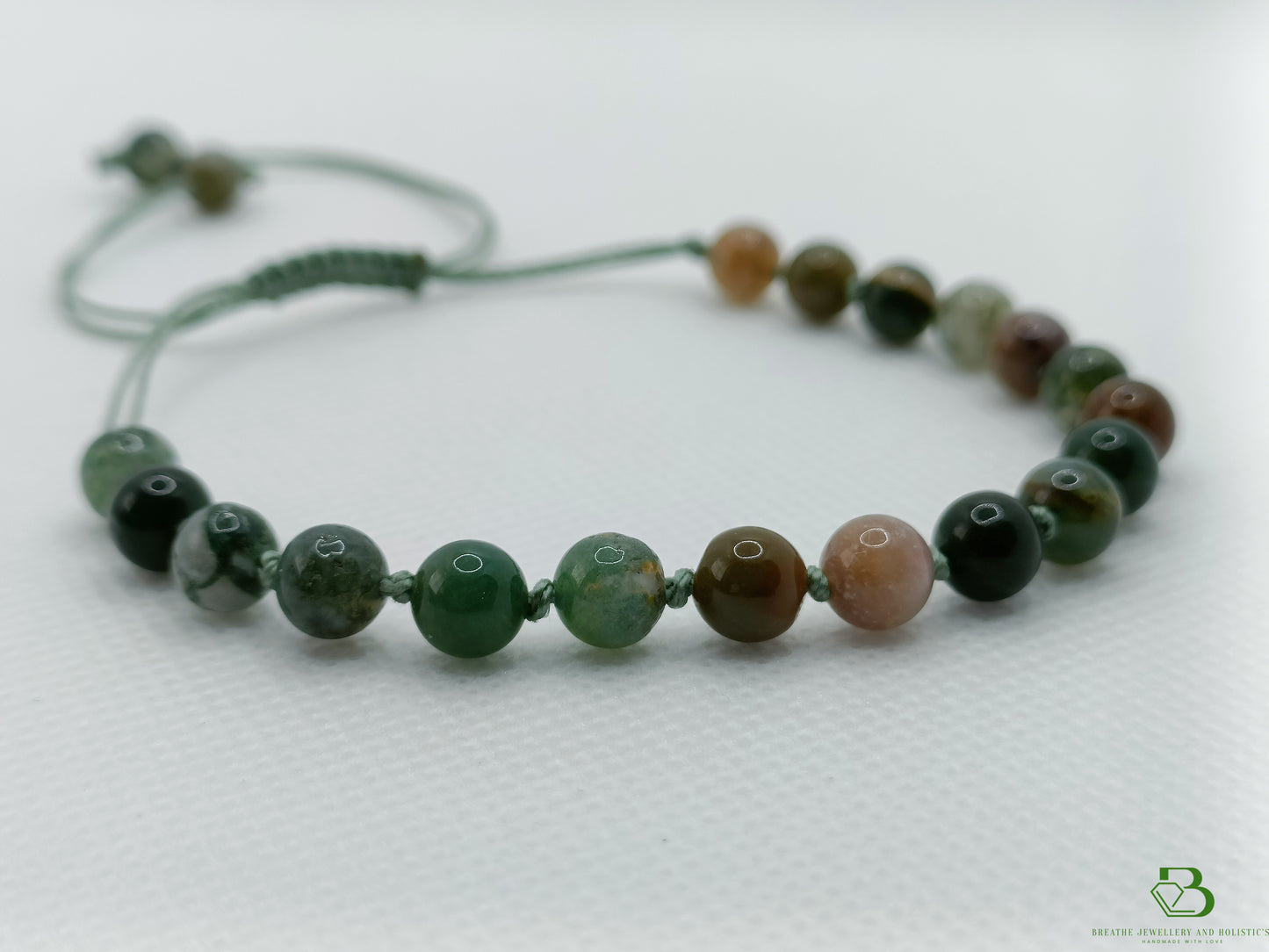 Gemstone Beaded Mantra Bracelets